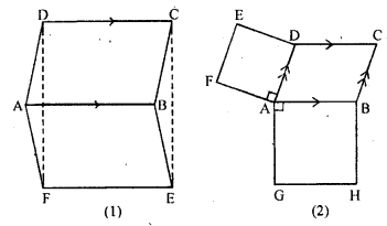 ML Aggarwal Class 9 Solutions for ICSE Maths Chapter 13 Rectilinear Figures Q22.1