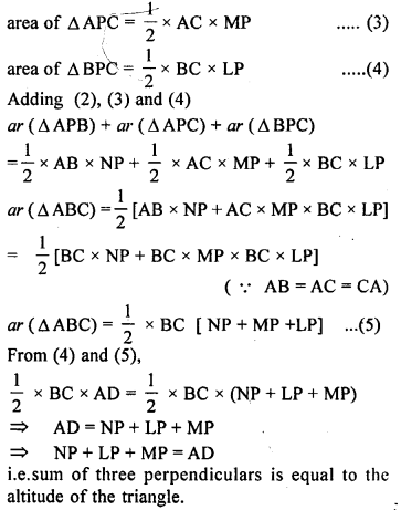 ML Aggarwal Class 9 Solutions for ICSE Maths Chapter 14 Theorems on Area 4.2