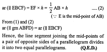 ML Aggarwal Class 9 Solutions for ICSE Maths Chapter 14 Theorems on Area Q1.2