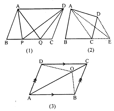 ML Aggarwal Class 9 Solutions for ICSE Maths Chapter 14 Theorems on Area Q11.1