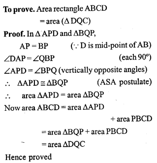 ML Aggarwal Class 9 Solutions for ICSE Maths Chapter 14 Theorems on Area Q14.2