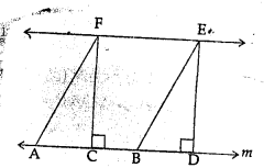 ML Aggarwal Class 9 Solutions for ICSE Maths Chapter 14 Theorems on Area mul Q1.1