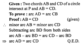 ML Aggarwal Class 9 Solutions for ICSE Maths Chapter 15 Circle 15.2 Q4.2