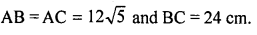 ML Aggarwal Class 9 Solutions for ICSE Maths Chapter 15 Circle Q10.1