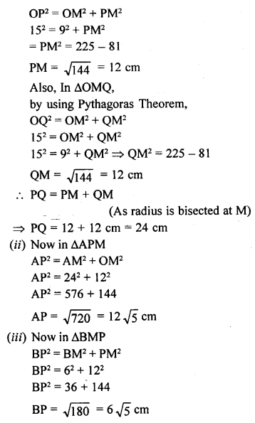 ML Aggarwal Class 9 Solutions for ICSE Maths Chapter 15 Circle ch Q1.3