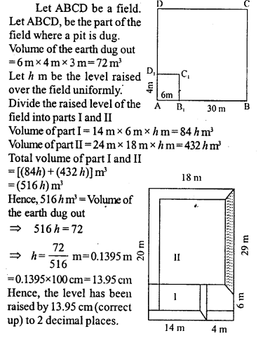 ML Aggarwal Class 9 Solutions for ICSE Maths Chapter 16 Mensuration 16.4 Q19.1