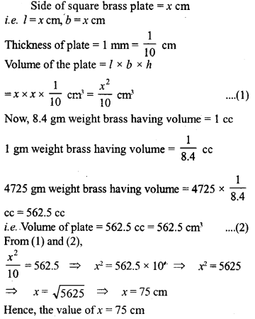 ML Aggarwal Class 9 Solutions for ICSE Maths Chapter 16 Mensuration 16.4 Q23.1