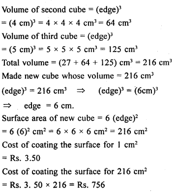 ML Aggarwal Class 9 Solutions for ICSE Maths Chapter 16 Mensuration 24.2