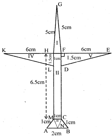 ML Aggarwal Class 9 Solutions for ICSE Maths Chapter 16 Mensuration Chapter Test img-9