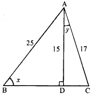 ML Aggarwal Class 9 Solutions for ICSE Maths Chapter 17 Trigonometric Ratios Chapter Test img-10