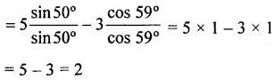 ML Aggarwal Class 9 Solutions for ICSE Maths Chapter 18 Trigonometric Ratios and Standard Angles Chapter Test img-22