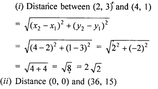 ML Aggarwal Class 9 Solutions for ICSE Maths Chapter 19 Coordinate Geometry 19.4 Q1.1