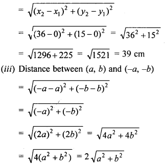 ML Aggarwal Class 9 Solutions for ICSE Maths Chapter 19 Coordinate Geometry 19.4 Q1.2