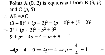 ML Aggarwal Class 9 Solutions for ICSE Maths Chapter 19 Coordinate Geometry 19.4 Q11.1