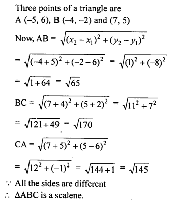 ML Aggarwal Class 9 Solutions for ICSE Maths Chapter 19 Coordinate Geometry 19.4 Q16.1