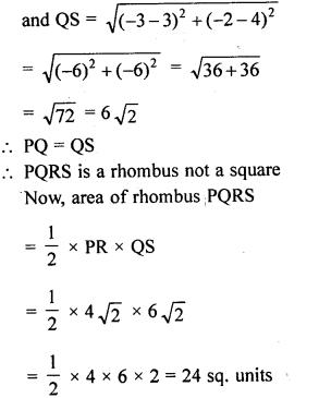 ML Aggarwal Class 9 Solutions for ICSE Maths Chapter 19 Coordinate Geometry 19.4 Q21.2