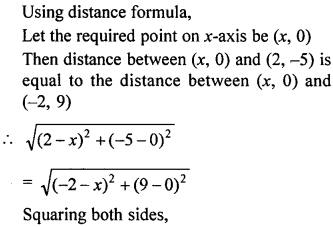 ML Aggarwal Class 9 Solutions for ICSE Maths Chapter 19 Coordinate Geometry 19.4 Q5.1