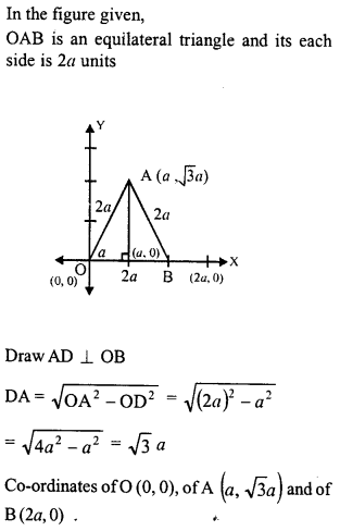 ML Aggarwal Class 9 Solutions for ICSE Maths Chapter 19 Coordinate Geometry Q16.2