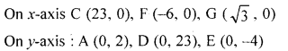 ML Aggarwal Class 9 Solutions for ICSE Maths Chapter 19 Coordinate Geometry Q3.1