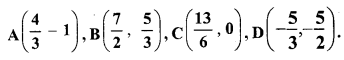 ML Aggarwal Class 9 Solutions for ICSE Maths Chapter 19 Coordinate Geometry Q8.1