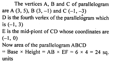 ML Aggarwal Class 9 Solutions for ICSE Maths Chapter 19 Coordinate Geometry ch Q2.1