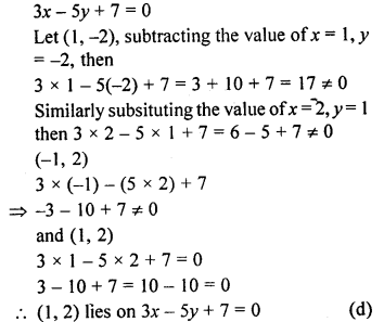 ML Aggarwal Class 9 Solutions for ICSE Maths Chapter 19 Coordinate Geometry mul Q10.1