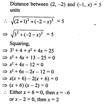 ML Aggarwal Class 9 Solutions for ICSE Maths Chapter 19 Coordinate Geometry mul Q18.1