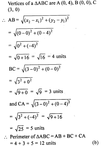 ML Aggarwal Class 9 Solutions for ICSE Maths Chapter 19 Coordinate Geometry mul Q23.1