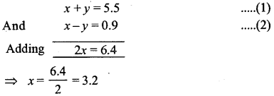 ML Aggarwal Class 9 Solutions for ICSE Maths Chapter 5 Simultaneous Linear Equations Chapter Test img-5