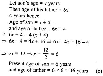 ML Aggarwal Class 9 Solutions for ICSE Maths Chapter 6 Problems on Simultaneous Linear Equations mul Q8.1