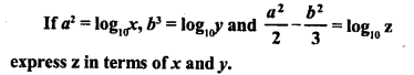 ML Aggarwal Class 9 Solutions for ICSE Maths Chapter 9 Logarithms 9.2 Q14.1