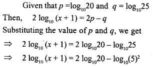 ML Aggarwal Class 9 Solutions for ICSE Maths Chapter 9 Logarithms 9.2 Q27.1