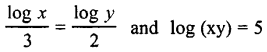 ML Aggarwal Class 9 Solutions for ICSE Maths Chapter 9 Logarithms Chapter Test img-11