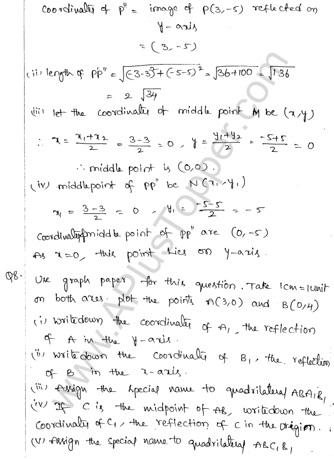 ML Aggarwal ICSE Solutions for Class 10 Maths Chapter 11 Section Formula Q1.17