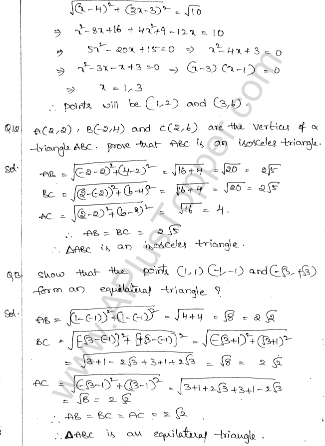 ML Aggarwal ICSE Solutions for Class 10 Maths Chapter 11 Section Formula Q1.5