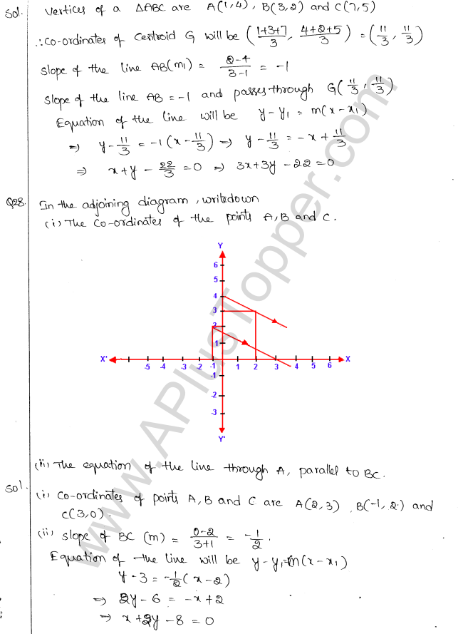 ML Aggarwal ICSE Solutions for Class 10 Maths Chapter 12 Equation of a Straight Line Q1.27