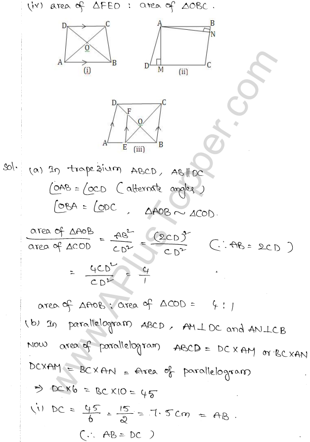 ML Aggarwal ICSE Solutions for Class 10 Maths Chapter 14 Similarity Q1.11