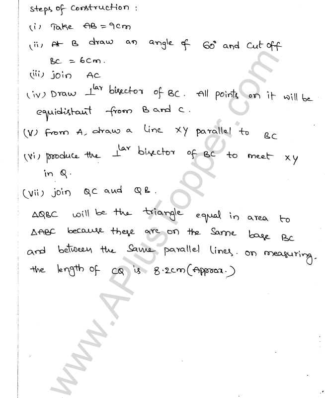 ML Aggarwal ICSE Solutions for Class 10 Maths Chapter 15 Locus Q1.24