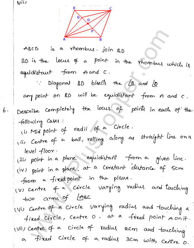 ML Aggarwal ICSE Solutions for Class 10 Maths Chapter 15 Locus Q1.7