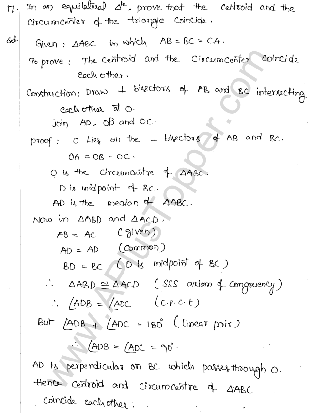 ML Aggarwal ICSE Solutions for Class 10 Maths Chapter 16 Circles Q1.16