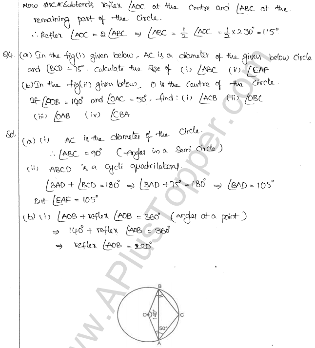 ML Aggarwal ICSE Solutions for Class 10 Maths Chapter 16 Circles Q1.27