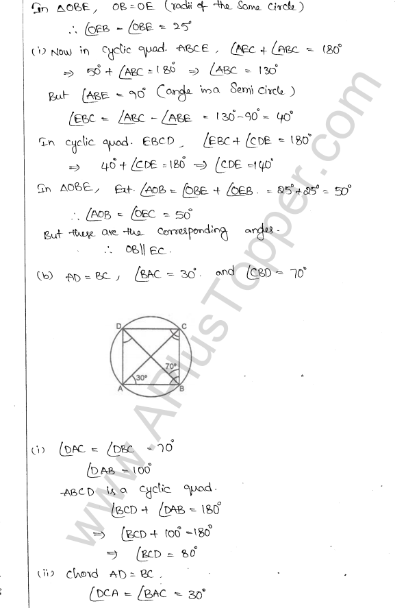 ML Aggarwal ICSE Solutions for Class 10 Maths Chapter 16 Circles Q1.72