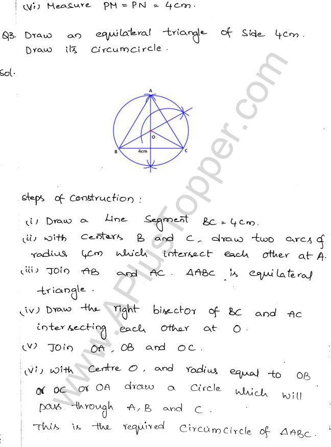 ML Aggarwal ICSE Solutions for Class 10 Maths Chapter 17 Constructions Q1.3