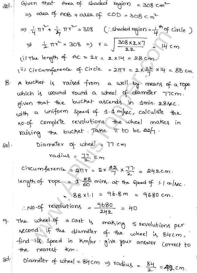 ML Aggarwal ICSE Solutions for Class 10 Maths Chapter 18 Mensuration Q1.3