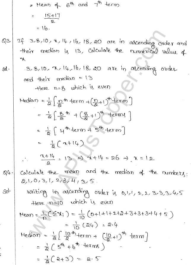 ML Aggarwal ICSE Solutions for Class 10 Maths Chapter 23 Measures of Central Tendency Q1.26