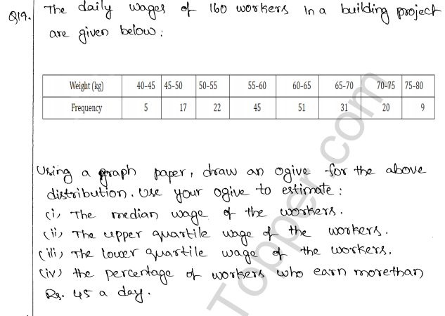 ML Aggarwal ICSE Solutions for Class 10 Maths Chapter 23 Measures of Central Tendency Q1.44