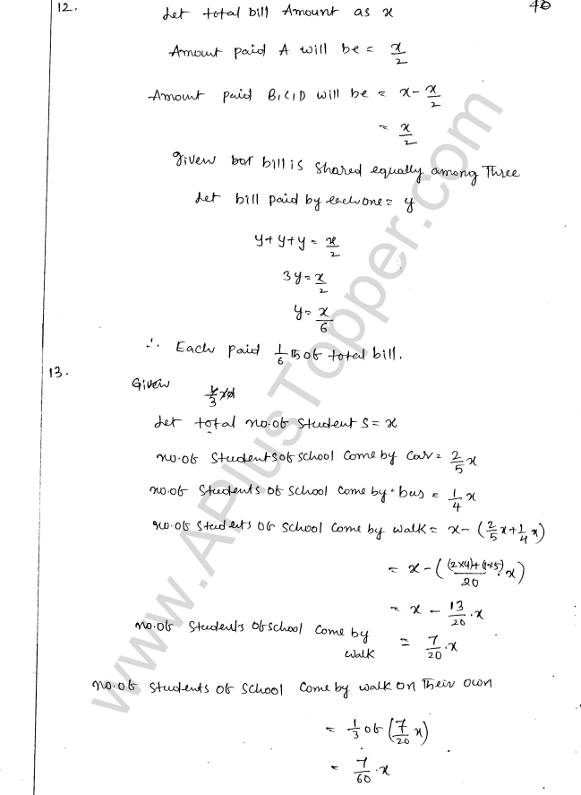 ML Aggarwal ICSE Solutions for Class 8 Maths Chapter 1 Rational Numbers 40