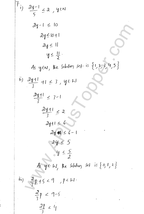 ML Aggarwal ICSE Solutions for Class 8 Maths Chapter 12 Linear Equations and Inqualities In one Variable 36