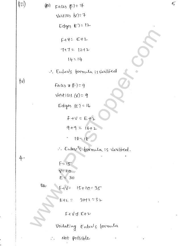 ML Aggarwal ICSE Solutions for Class 8 Maths Chapter 17 Visualising Solid Shapes 5