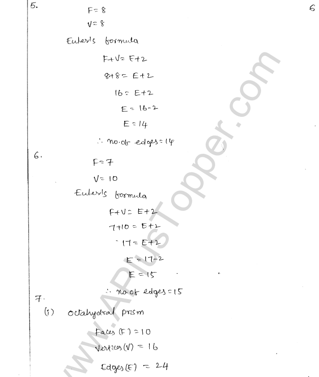 ML Aggarwal ICSE Solutions for Class 8 Maths Chapter 17 Visualising Solid Shapes 6